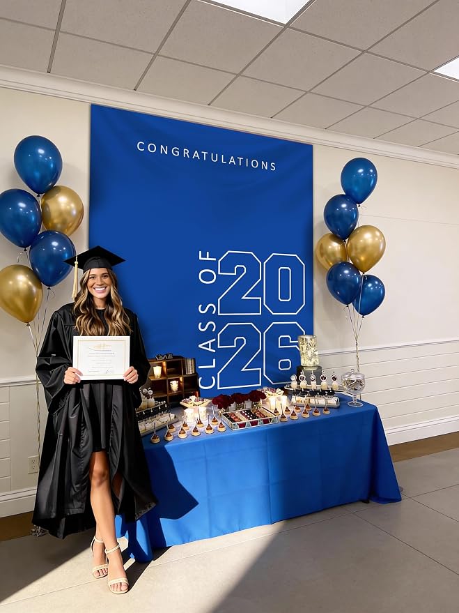 Class of 2026 Graduation Banner 5X6feet - Image 2