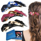 3 Pcs Hair Barrettes for Women Hair Clips Womens Hair Accessories Large French Hair Pin Retro Hair Clasp Accessories for thick hair-1t (mahua25)