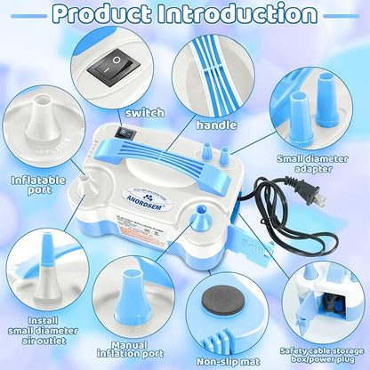 Anordsem Electric Balloon Air Pump: Polypropylene Plastic Case - Image 2