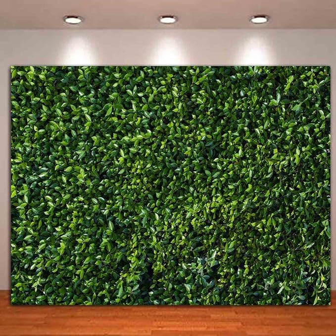 Nature Spring Green Leaves Theme Photo Background Wedding Birthday Party - Image 2