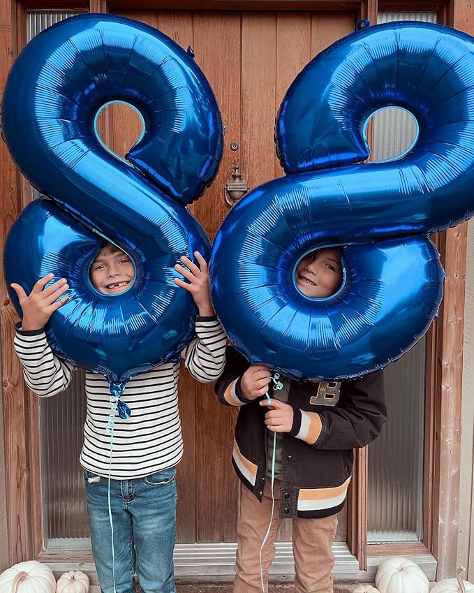 Navy Blue Number 16 Balloon 40 Inch - Image 7