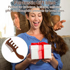 Scraping Massage Comb, Wooden Scalp Massager with Wide & Fine Tooth Scalp Relaxation Tool for Hair Caring Gift