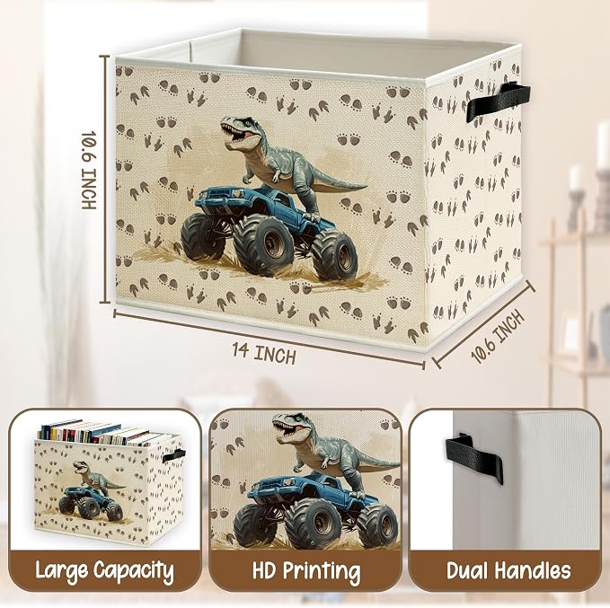 Dinosaur Nursery Foldable Storage Bins Box - Image 5