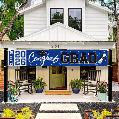 2026 Graduation Yard Sign, Large Congrats Grad Yard Banner Class of 2026 Banner - Image 6