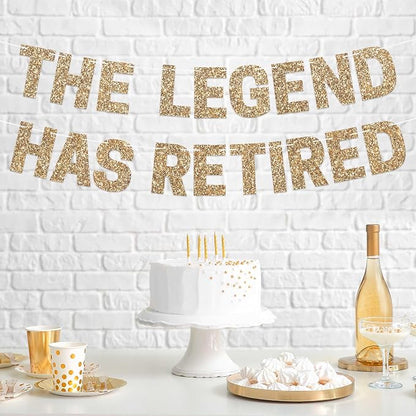 Pre-Strung The Legend Has Retired Banner - Image 2