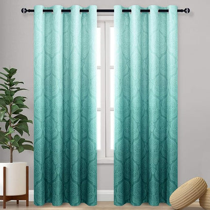 DWCN Ombre Blackout Curtains for Bedroom by DWCN
