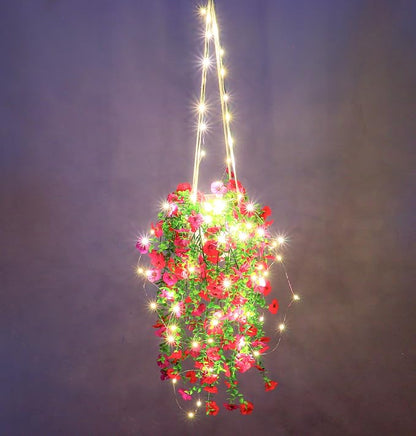 Comtelek Artificial Flowers for Outdoors Fake Hanging Plants - Image 7