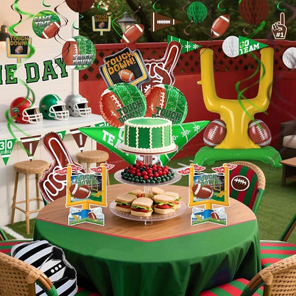 Football Party Decorations Kit: Tailgate & Football Birthday Party Supplies - Image 3