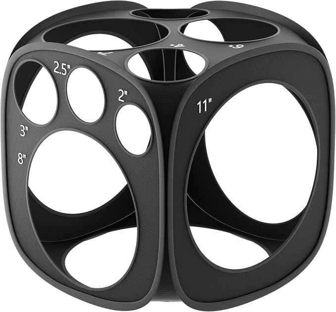 13 Sizes Balloon Sizer Cube Box, Collapsible Balloon Measurement Tool - Image 3