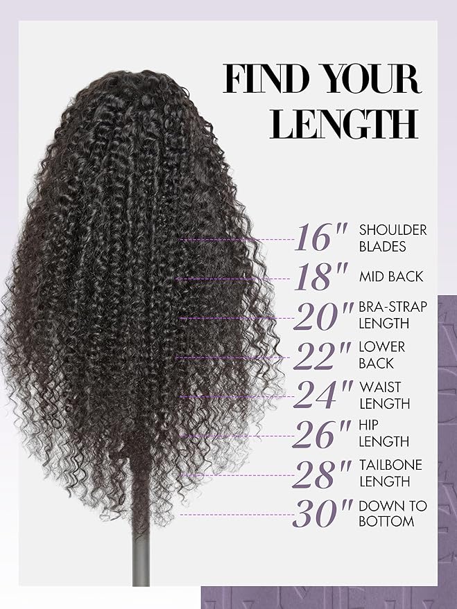 LUVME Hair Extensions Natural Black 30 Inch 135g 7pcs Real Human Hair Loose Deep Wavy Remy Clip in Human Hair Extensions Thick Hair
