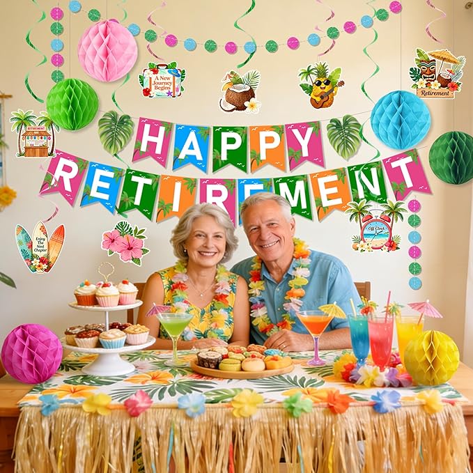 Luau Hawaiian Retirement Party Decorations - Image 5