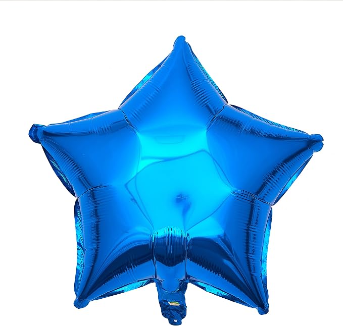Blue Star Shape Foil Balloon by MEPDNGN