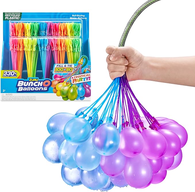 Original Bunch O Balloons Tropical Party 330+ Rapid-Filling Self-Sealing Water - Image 2