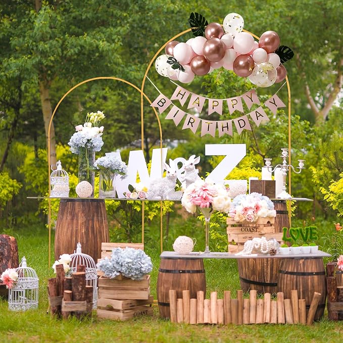 Wedding Arch Backdrop Stand Set of 2 - Image 2