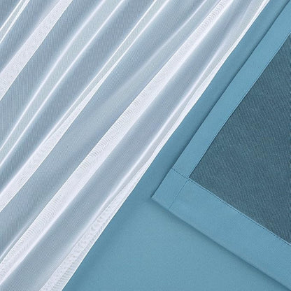 TOWN & COUNTRY LUXE Talia Double Layer Indoor Curtains, Sheer and Room - Image 6