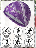 SATINIOR 6 Pcs Cooling Skull Cap Helmet Liner Sweat Wicking Cap Hard Hat Liner Bandana for Men Women Sports Cycling Running