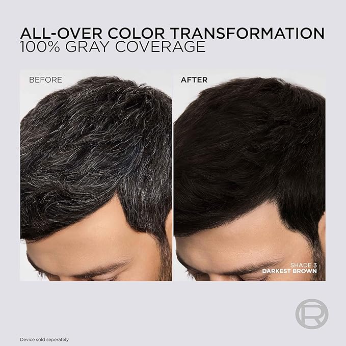 L'Oreal Paris Colorsonic Permanent Hair Dye Cartridge, Hair Color for Root Touch Up, Gray Coverage or All Over Color in just 5 Minutes, 6RR Light Intense Red Brown (Coloring Device Sold Separately)