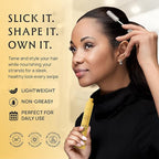 Fly Away Stick for Hair - Anti Frizz Styling Taming Serum Wand with Aloe Vera, Coconut Oil & Vitamin E - Gel Mascara Stick for Edges, Flyaways, Baby Hairs & Slick Back (1 Fl Oz (Pack of 1))