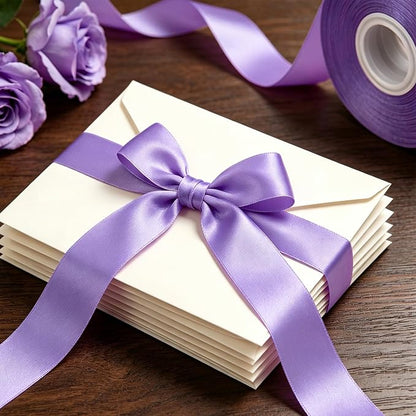 1In 30Yards Violet Satin Ribbon - Image 9