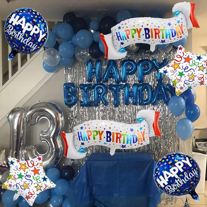 Birthday Decoration Set Colorful Happy Birthday Banner Balloon - Image 4