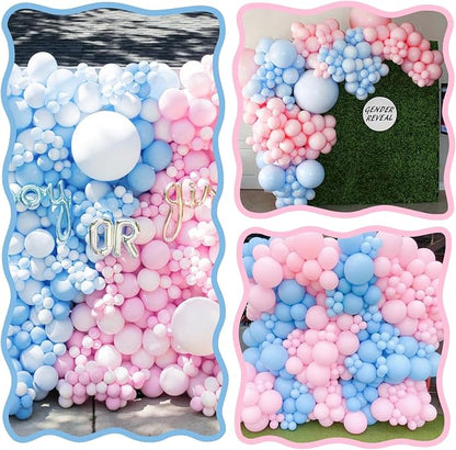 Pink Blue Link Balloons - Image 6