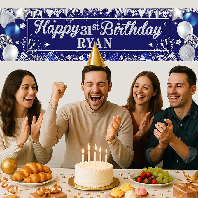 Personalized Birthday Banner for Party, - Image 3
