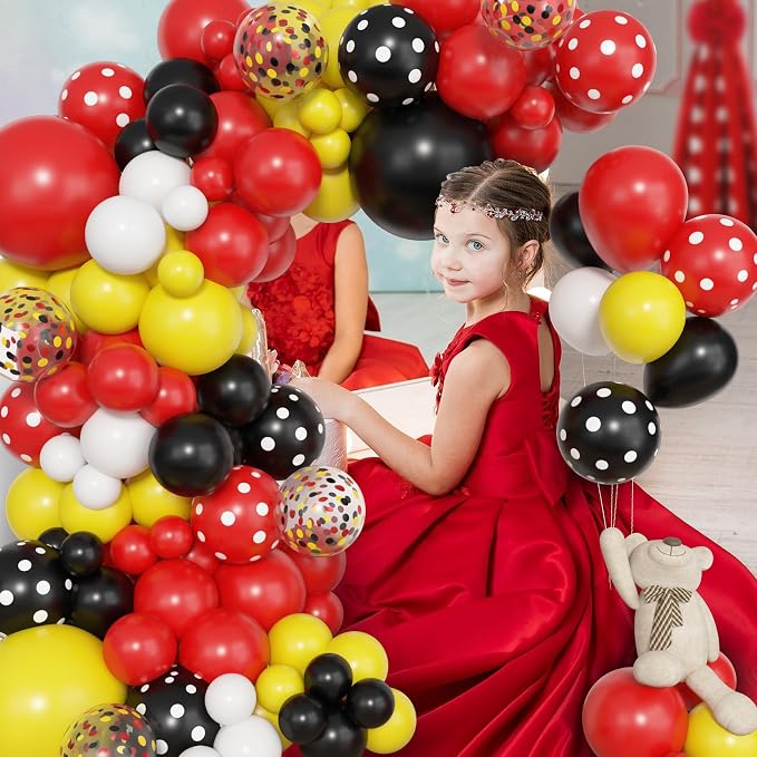 Amandir 153pcs Red Yellow Black Balloon Garland Arch Kit Different Sizes | 18 - Image 5
