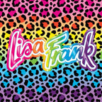 Kitsch x Lisa Frank Satin Pillowcase with Zipper for Hair & Skin, Softer Than Silk Pillow Cases Queen, Wrinkle-Free, Smooth and Cooling Satin Pillow Covers Standard/Queen Size 19x26 - Rainbow Leopard