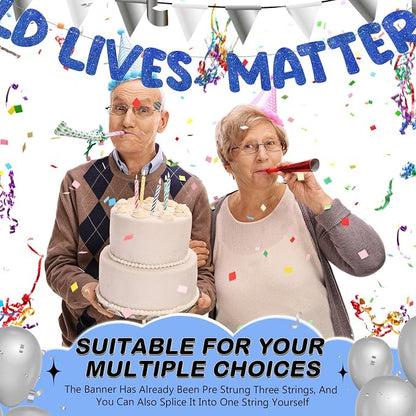 Fulmoon Pre Strung Banner 6.56 ft Funny Birthday Retirement Party Decorations - Image 4
