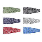 DRESHOW Yoga Sports Headbands for Women Elastic Non-Slip Headbands Workout Running Hair Bands 6 Pack