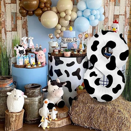 40 Inch Cow Print Balloon, Number 8 balloons Cow Balloons - Image 7