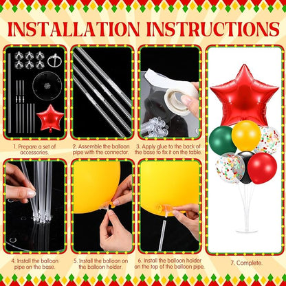 Lunmon 4 Set Juneteenth Balloon Stand Kit - Image 4