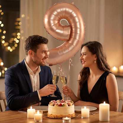 YPSelected 32 Inch Large Foil Helium Number Balloon Birthday Wedding Party 0-9 - Image 3