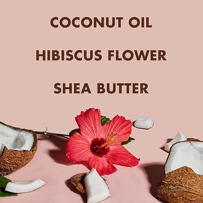 SheaMoisture Curl Enhancing Smoothie Hair Cream Coconut and Hibiscus for Thick, Curly Hair Sulfate Free and Paraben Free Curl Cream 20 oz