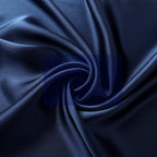 ALASKA BEAR Silk Pillowcase Envelope Closure, 22 Momme 100 Percent Mulberry Silk Pillow Slip Foldover Design, Washable and NO Zipper, Queen(1, Navy)