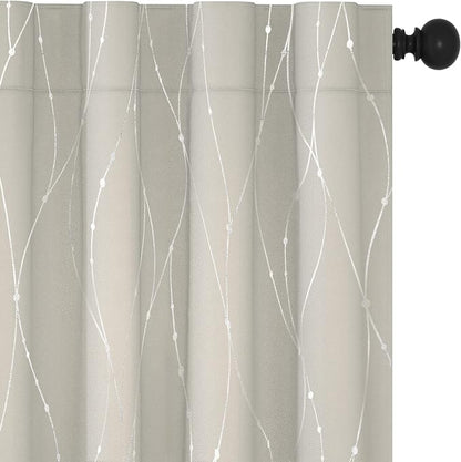 Deconovo Blackout Back Tab Curtains by Unknown