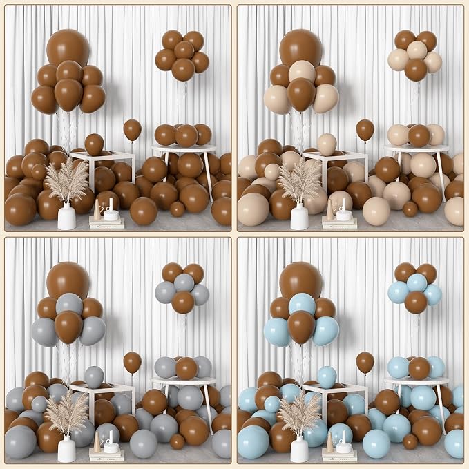 Amandir 153pcs Brown Balloons Arch Garland Kit Different Sizes | 18 12 10 5 - Image 7