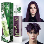 Temporary Hair Color Gel, Purple Hair Dye Color Gel Washable Natural Instant Hair Color Wax for DIY Hairstyle for Kids Men Women(Color #5)