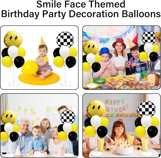 Smile Face Balloons Stand Kit 2 Sets - Image 7