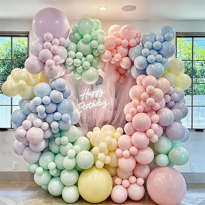 Pastel Balloons, Pastel Color Ice Cream Balloon - Image 5