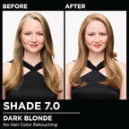 Garnier Hair Color Olia Ammonia-Free Brilliant Color Oil-Rich Permanent Hair Dye, 7.0 Dark Blonde, 2 Count (Packaging May Vary)