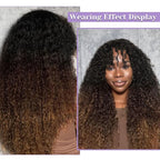 Ombre Bundles Human Hair Water Wave Chestnut Brown Ombre Water Wave Bundles T1B/2/30 Color 100% Real Human Hair Wavy Sew in Weft Weave 16 18 20 Inch