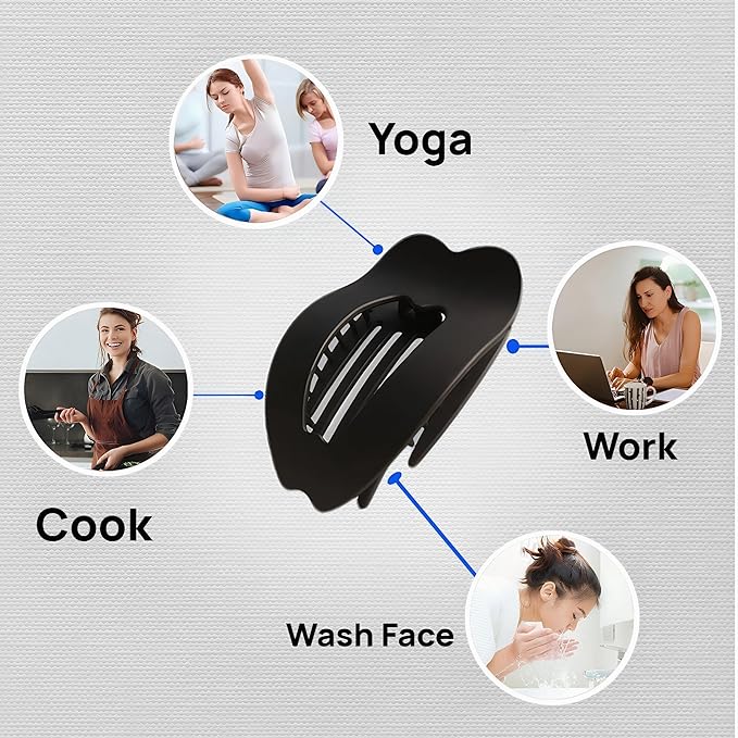 Women Flat Hair Claw Clips,Duckbill Shaped Hair Clips, Large Matte Non-Slip Hair Clips 8-Pack,Suitable for Thick Hair, Women Hair Accessories,Hair Styling Accessories