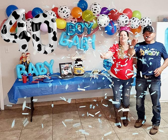 Cow Print 0 Balloon - Image 2