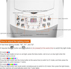 Elitzia Hair Steamer Micro Mist Aroma Steam Mister Hooded 4 Color Light Hair Care Professional for Natural Black Hair Use Shampoo Bowl Hair Wash Recline Chair Black Color with UV Protect Coat ET19290