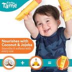 T is for Tame - All-Natural Hair Taming Cream for Kids, Frizz & Flyaway Control, Coconut Oil & Jojoba Leave-In, Safe for Babies & Toddlers, Non-Greasy, 3.38 Fl Oz (Bundle of 2)