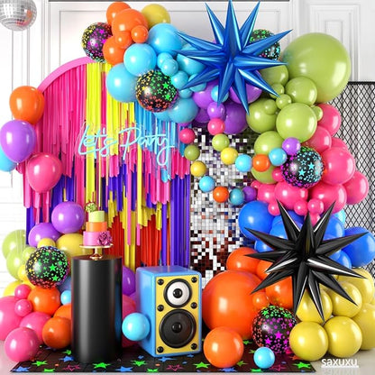 Neon Balloon Arch Kit by Saxuxu