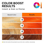 Semi Permanent Hair Color - 6 oz Color Depositing Conditioner with Shea Butter & Almond Oil- Color Conditioner Depositing Hair Mask - Vegan, Paraben, Ammonia & Sulfate Free -Orange