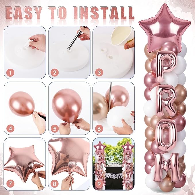 2 Sets Graduation Balloon Column Stand Kits - Image 4