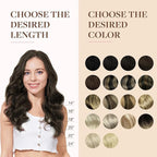 GOO GOO Clip in Hair Extensions Real Human Hair, Remy Human Hair Extensions Clip ins for Women, Natural Human Hair, 24inch 160g 7Pcs, 2A Light Brown